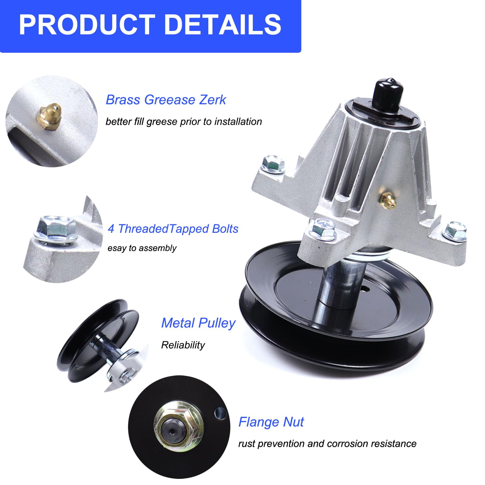 618-09256 618P09256 Deck Spindle Assembly for Cub Cadet MTD